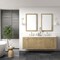 James Martin Vanities Laurent 72in Double Vanity, Light Natural Oak w/ 3 CM White Zeus Top 545-V72-LNO-3WZ - alternate 4